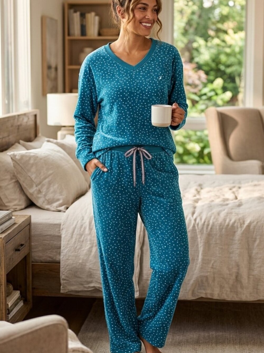 Nautica Cozy Lounge PJ Set - M
